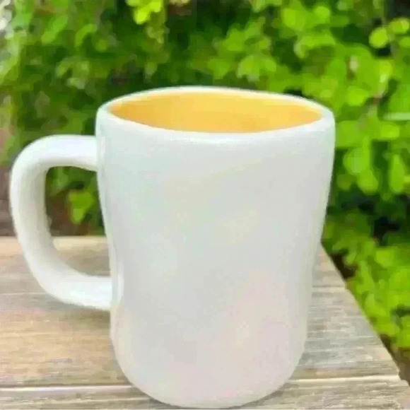 NEW Rae Dunn - CHICK MAGNET - YELLOW Interior Cute Coffee Mug/Cup - HTF - Picture 6 of 13